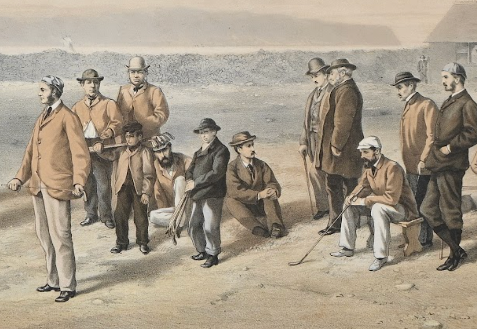 "The Tee Shot" by Major F.P. Hopkins (Shortspoon), 1877