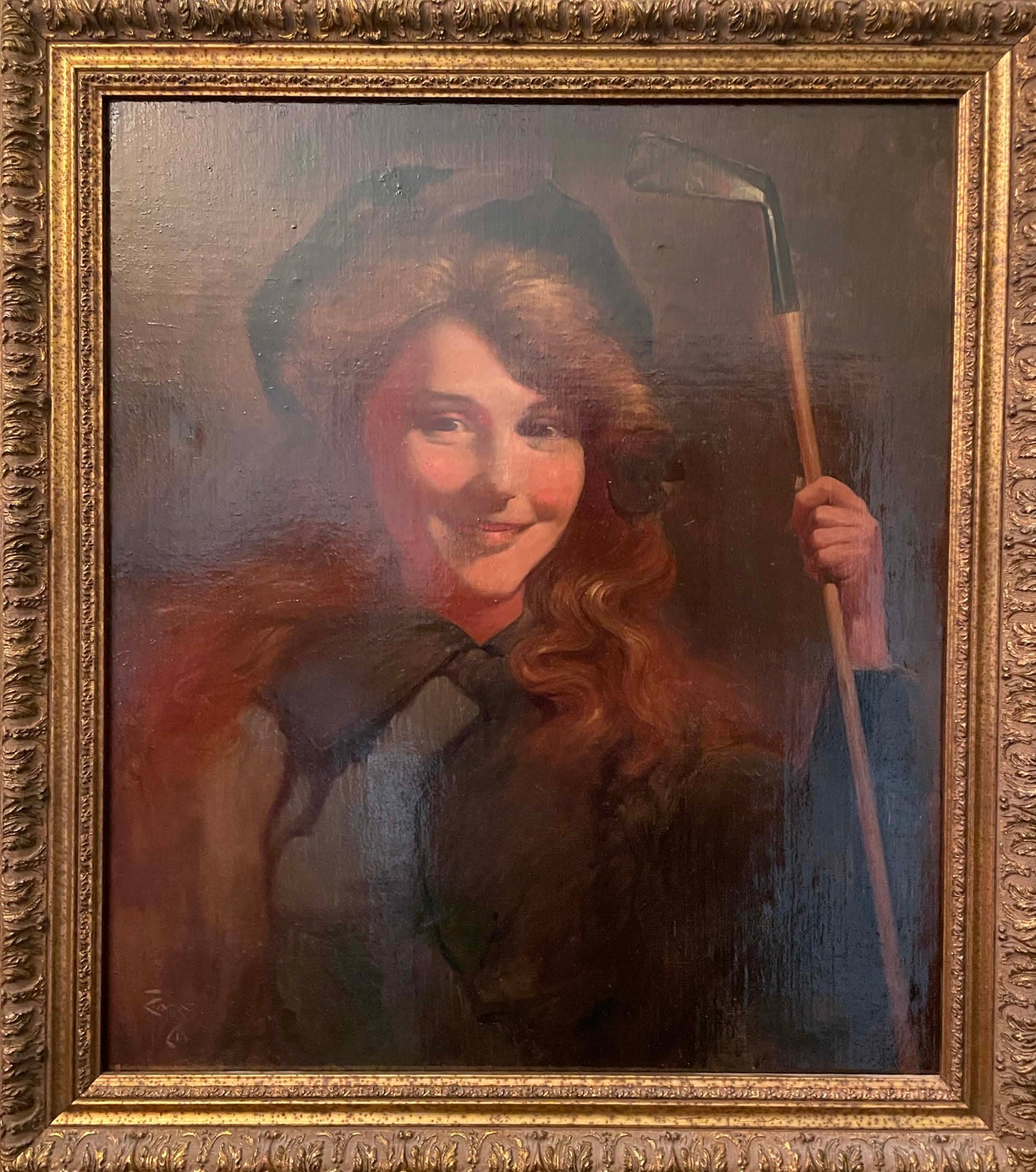 "Wee Bonnie Lass" by John Carlaw, RSW, c1910