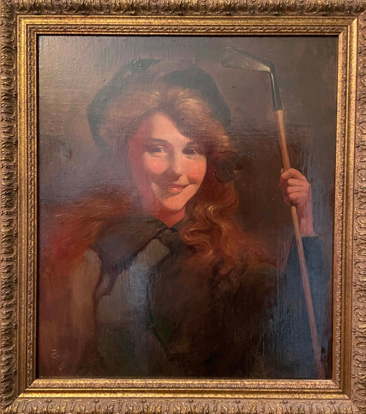 "Wee Bonnie Lass" by John Carlaw, RSW, c1910