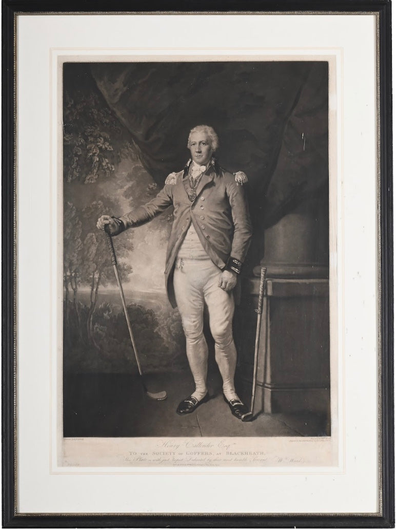 "Henry Callender" by Lemuel Francis Abbott, 1812 Mezzotint