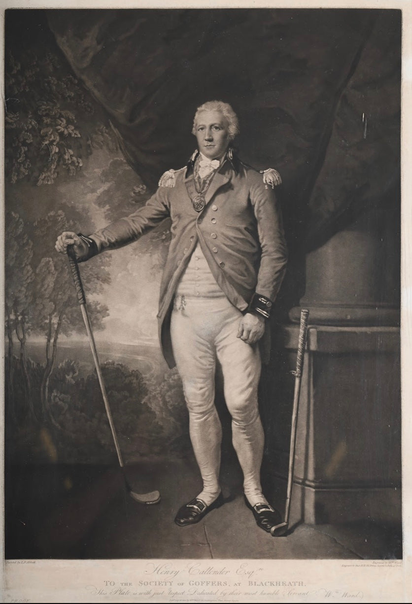 "Henry Callender" by Lemuel Francis Abbott, 1812 Mezzotint