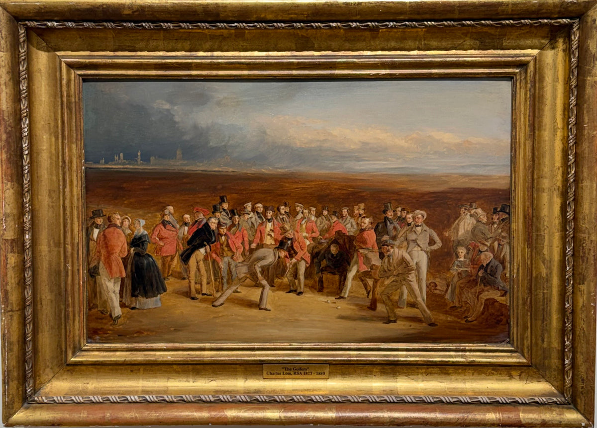 "The Golfers" by Charles Lees, c1847