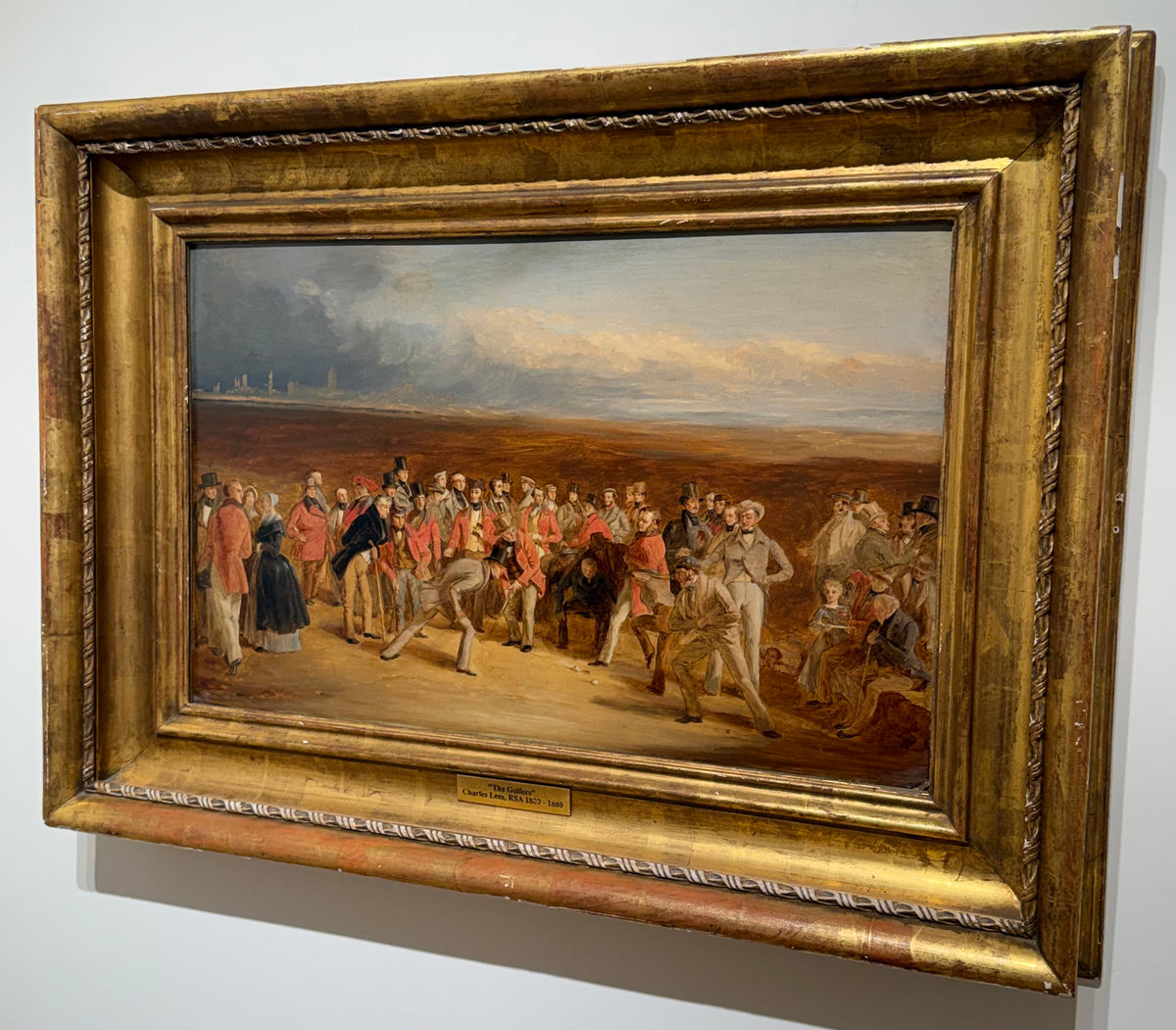 "The Golfers" by Charles Lees, c1847