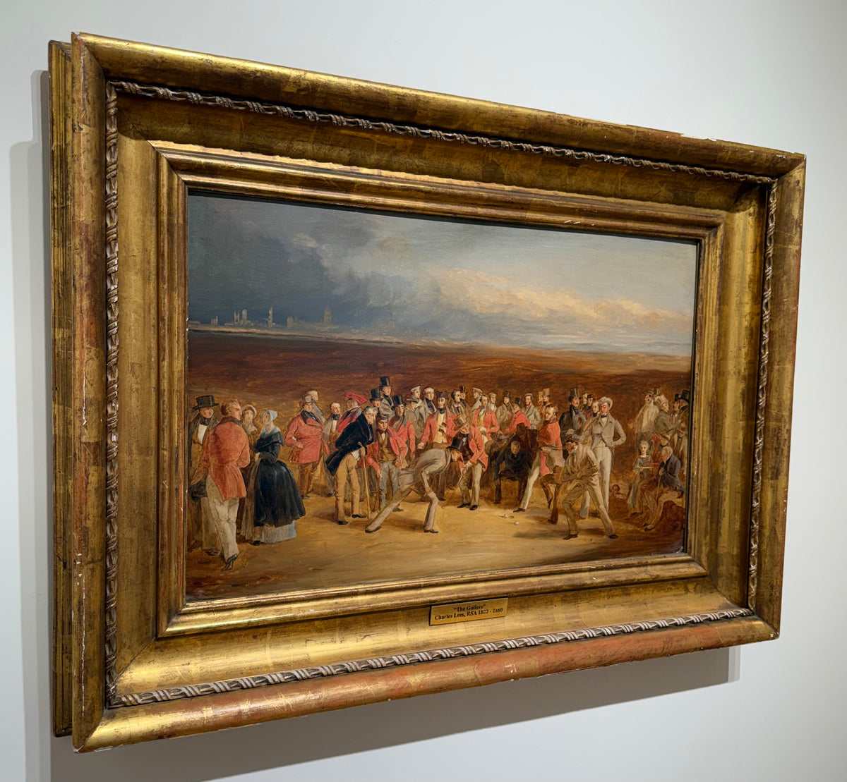 "The Golfers" by Charles Lees, c1847