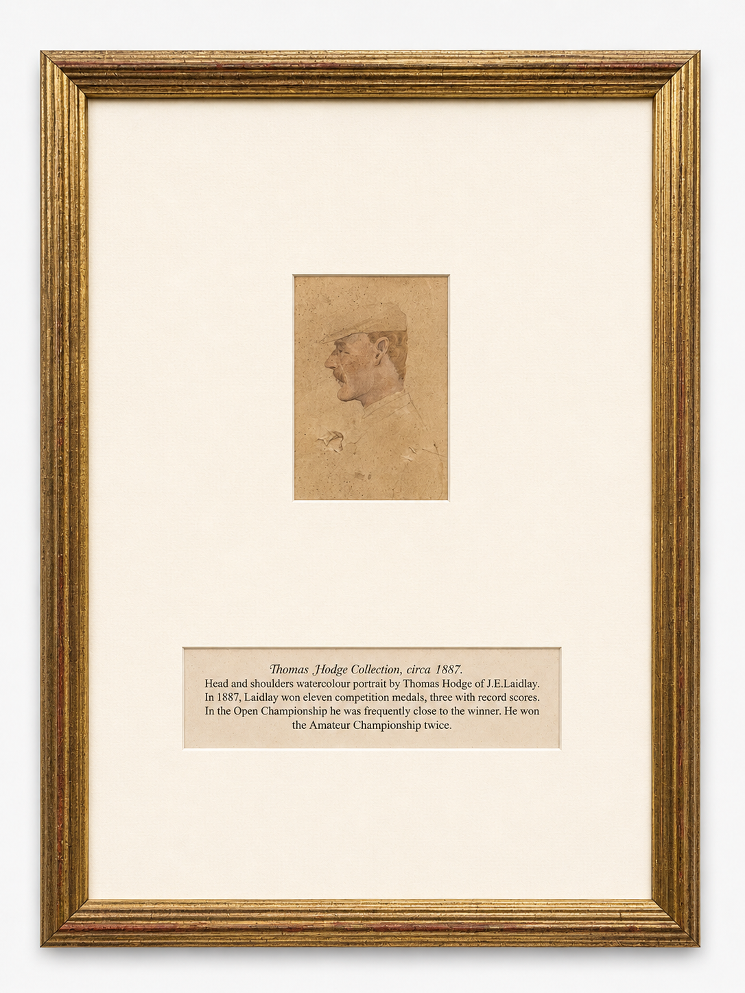 1870s-80s Collection of Thomas Hodge Watercolors of Notable St Andrews Golfers