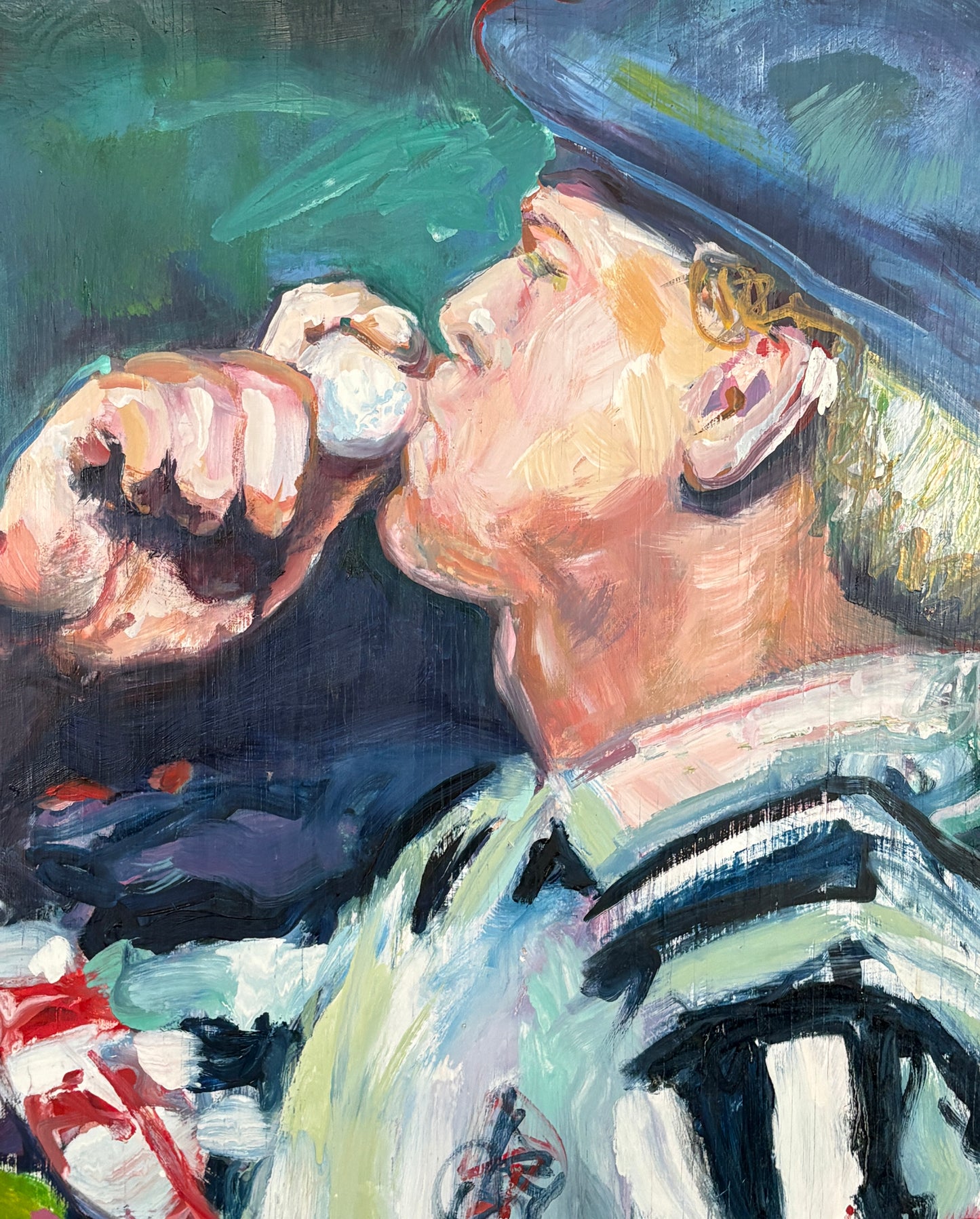 "Payne Stewart" by Holly Evans, 1991 [World Golf Hall of Fame Collection]