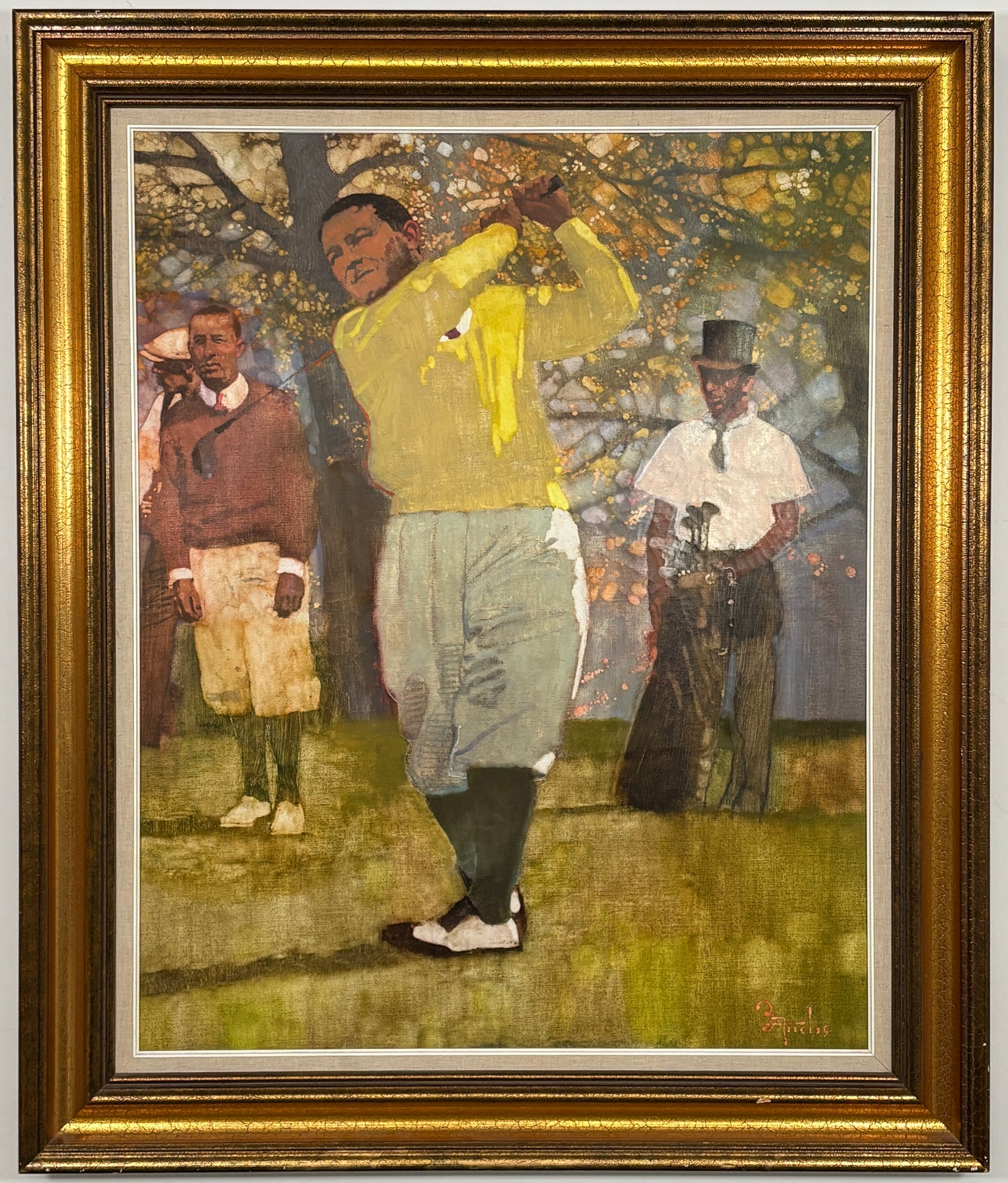 "Gene Sarazen" by Bernie Fuchs [World Golf Hall of Fame Collection]
