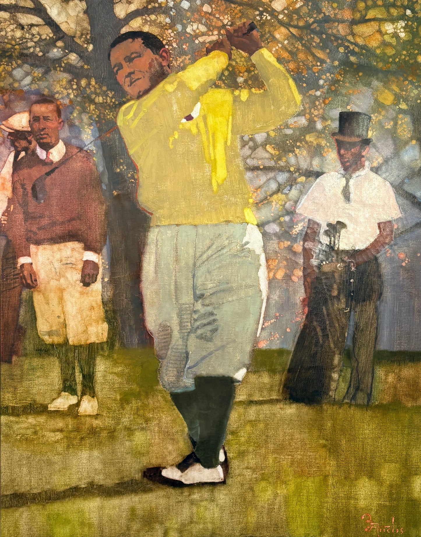 "Gene Sarazen" by Bernie Fuchs [World Golf Hall of Fame Collection]