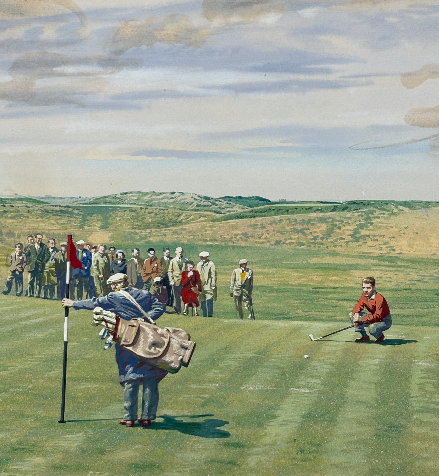 "Royal St George's'" by Arthur Weaver, 1959