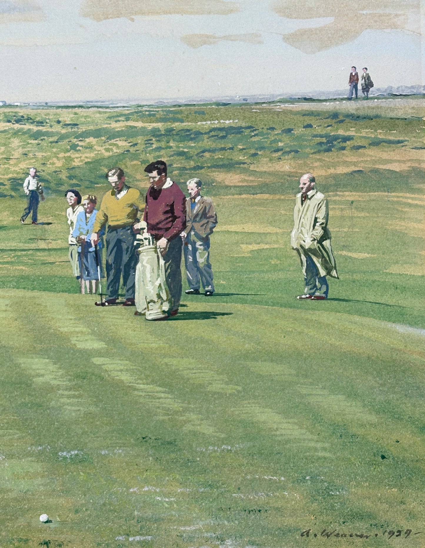 "Royal St George's'" by Arthur Weaver, 1959