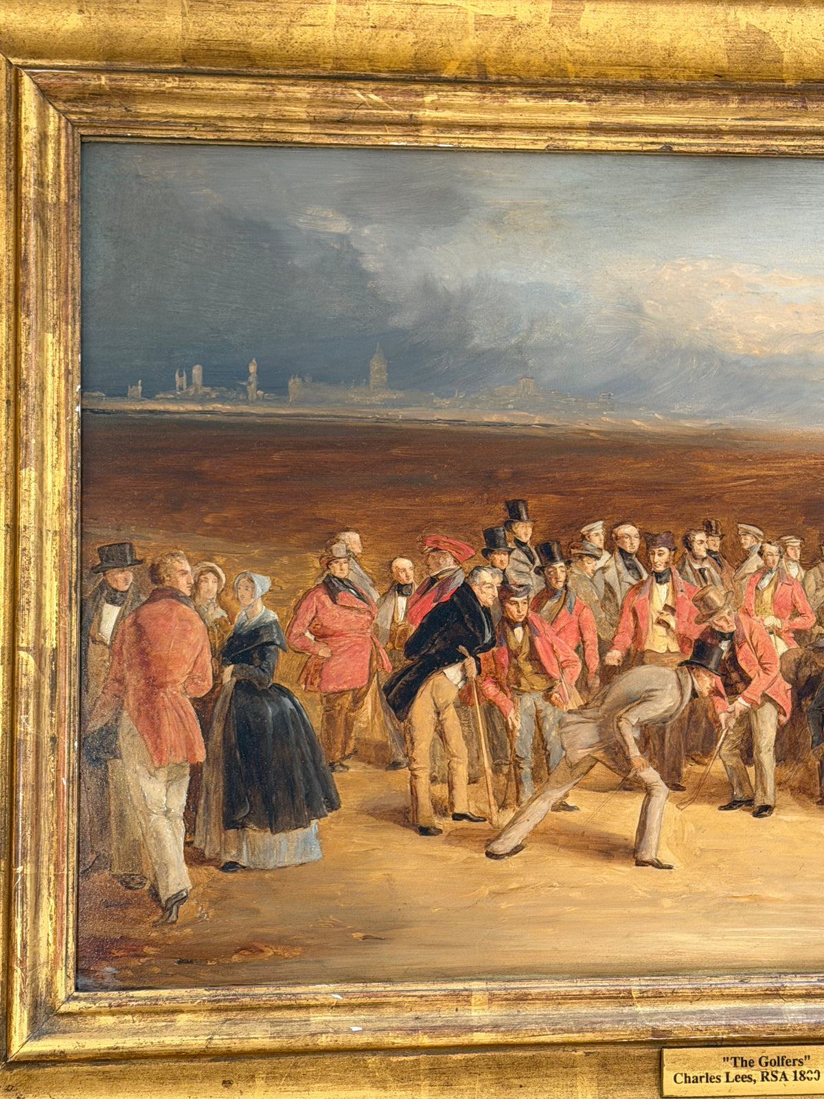 "The Golfers" by Charles Lees, c1847