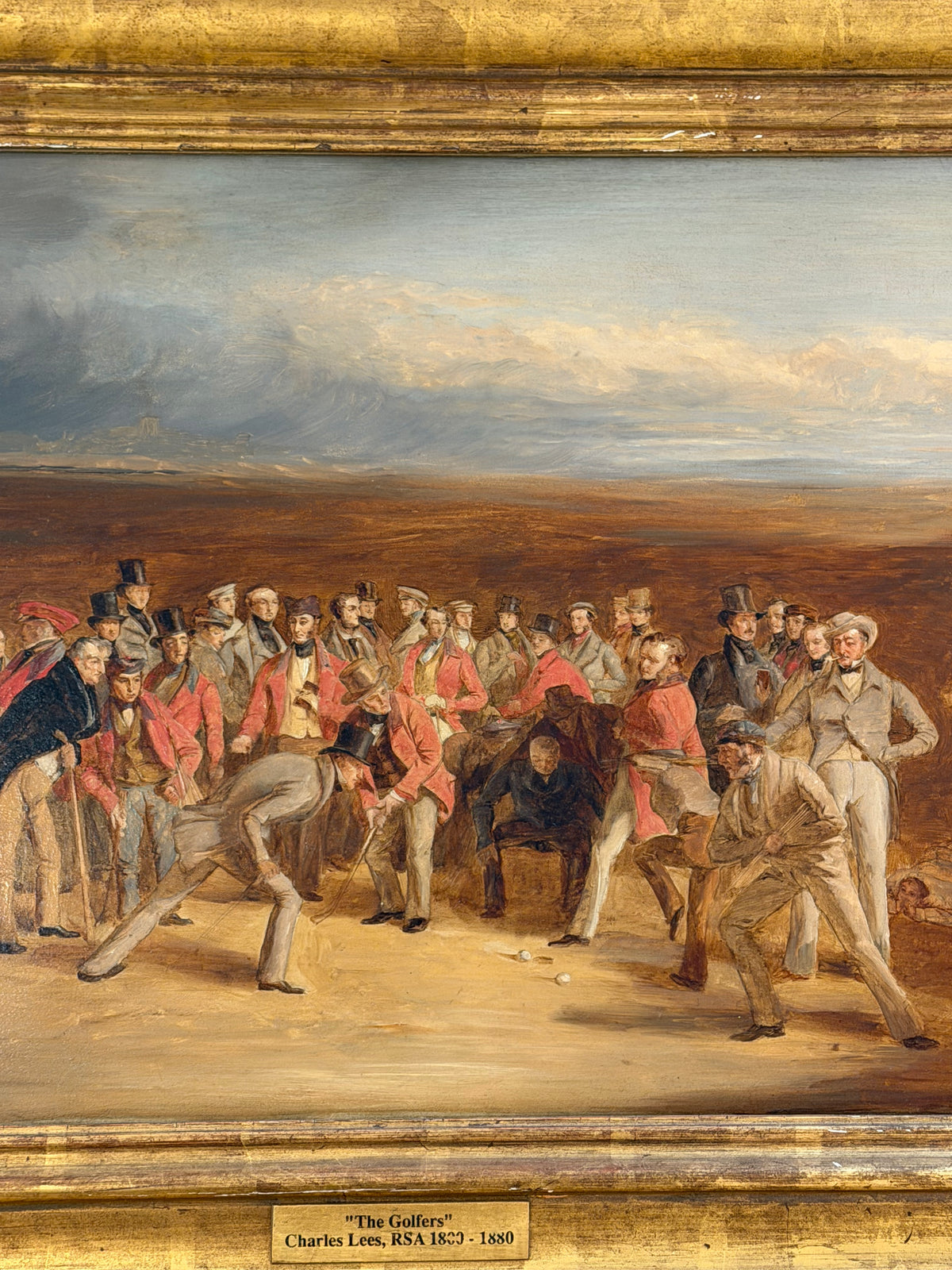 "The Golfers" by Charles Lees, c1847