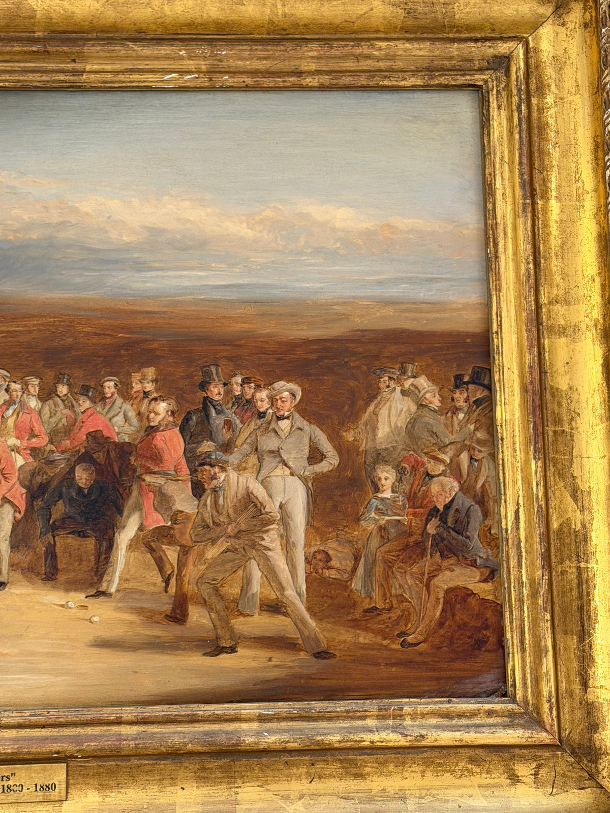 "The Golfers" by Charles Lees, c1847