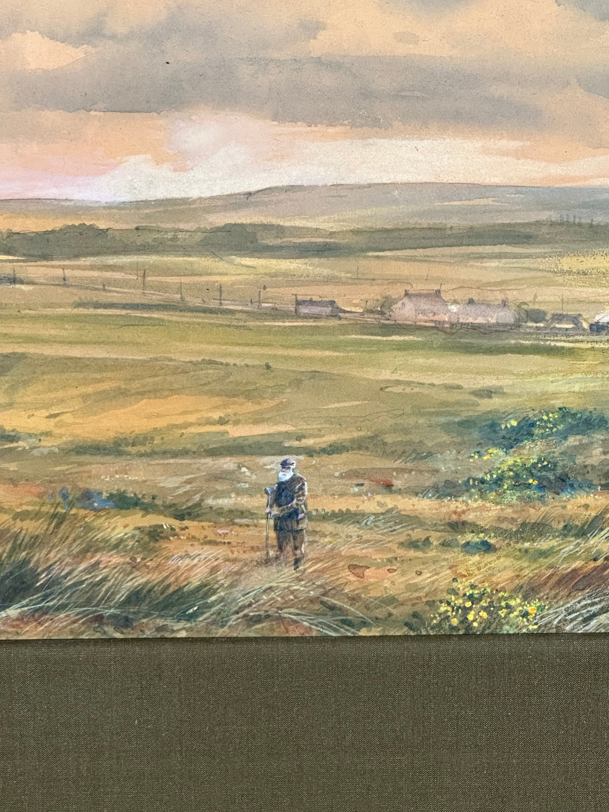Old Tom Morris "Farewell Old Friend" 1909 by Charles Whymper