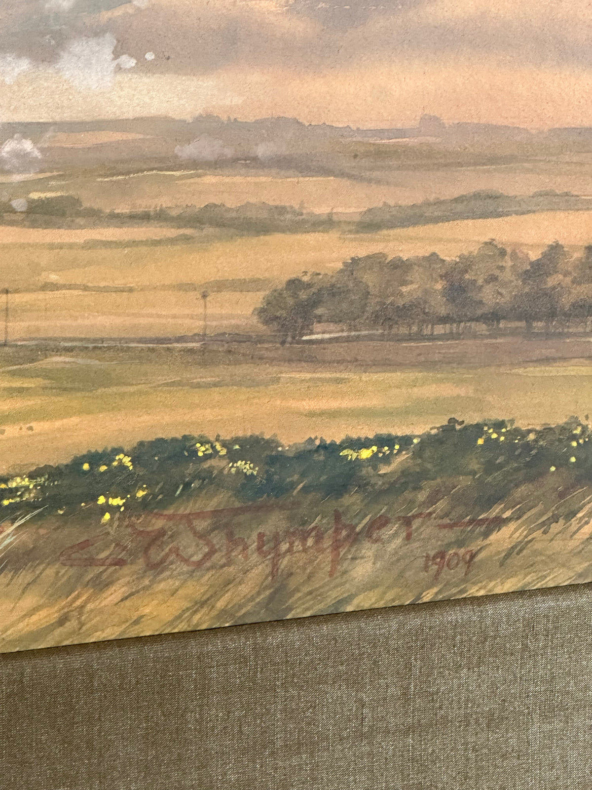 Old Tom Morris "Farewell Old Friend" 1909 by Charles Whymper