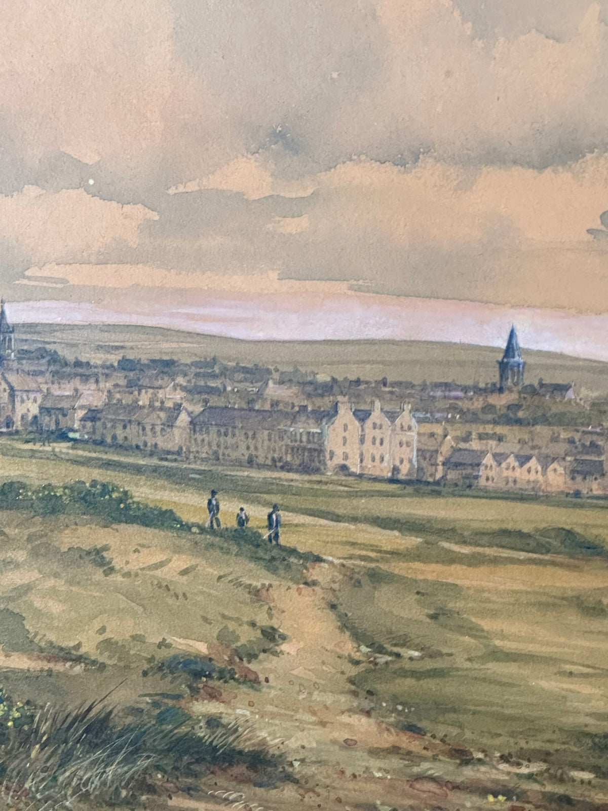 Old Tom Morris "Farewell Old Friend" 1909 by Charles Whymper