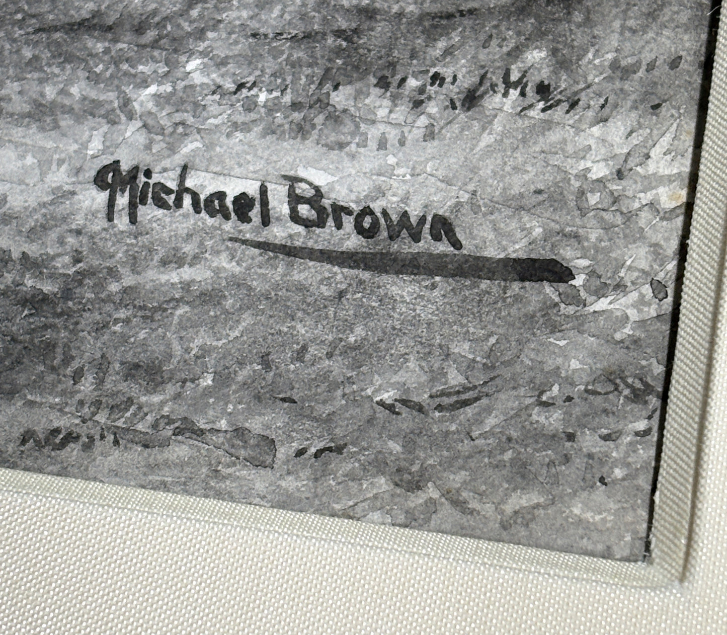 Original 1901 Michael Brown Artwork for Life Assoc. Calendar - Ladies Golf Championship at Aberdovey