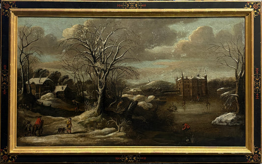 "Dutch Winter Scene, Kolf" by Jan Beerstraten, c1650 [World Golf Hall of Fame Collection]