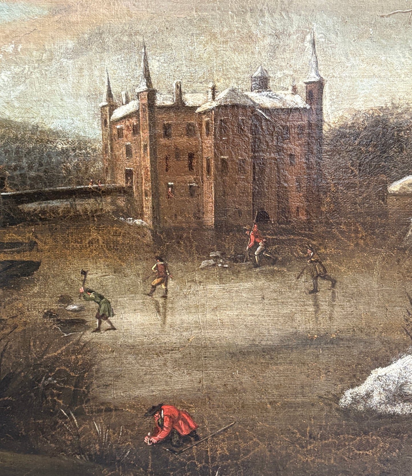 "Dutch Winter Scene, Kolf" by Jan Beerstraten, c1650 [World Golf Hall of Fame Collection]