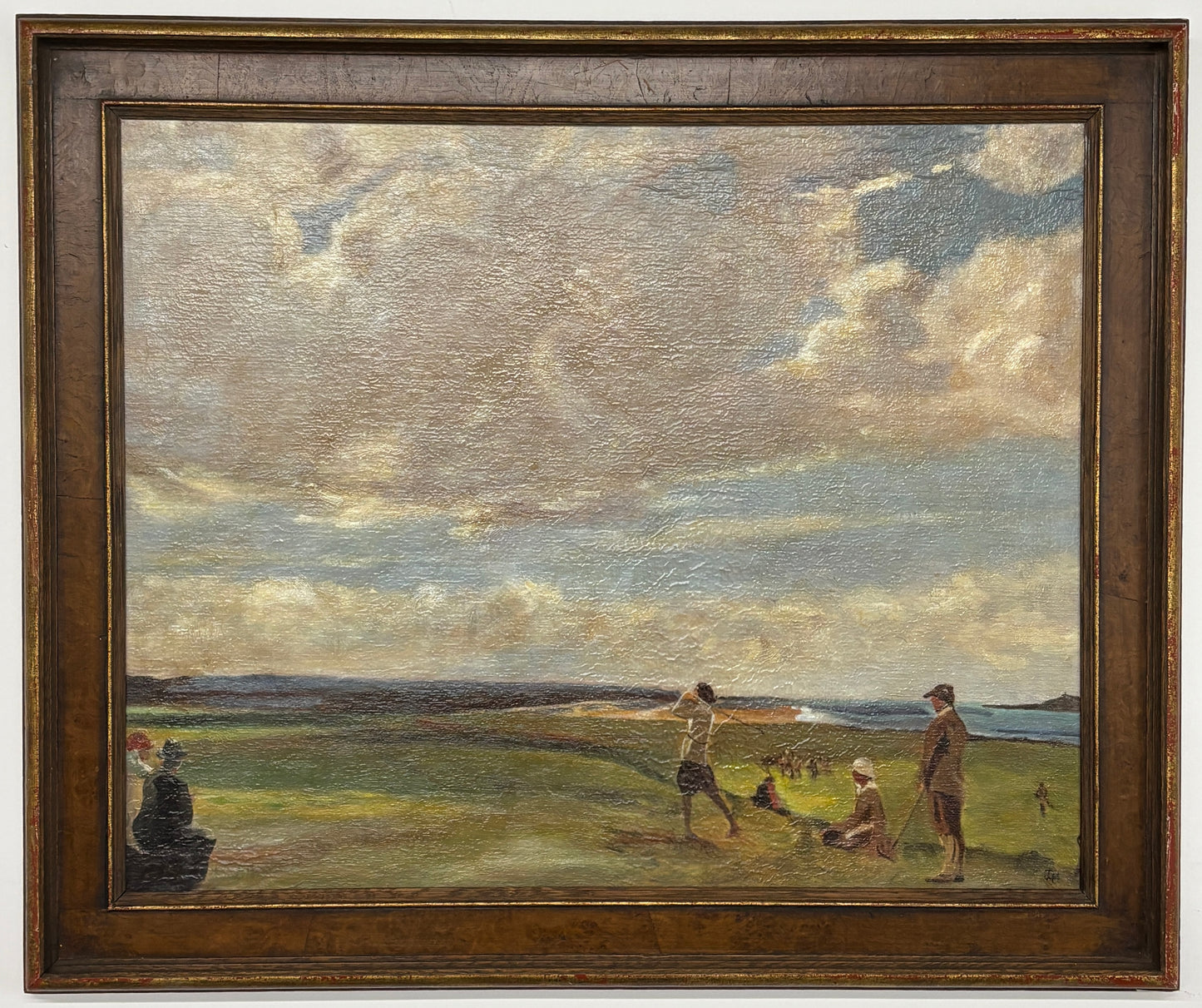 "Golfing at North Berwick" - After Sir John Lavery