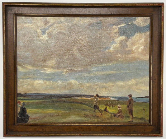 "Golfing at North Berwick" - After Sir John Lavery