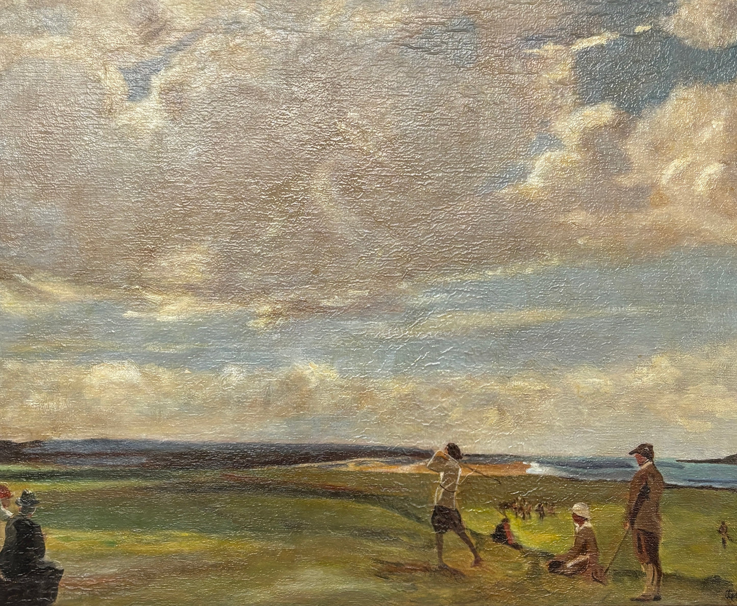 "Golfing at North Berwick" - After Sir John Lavery