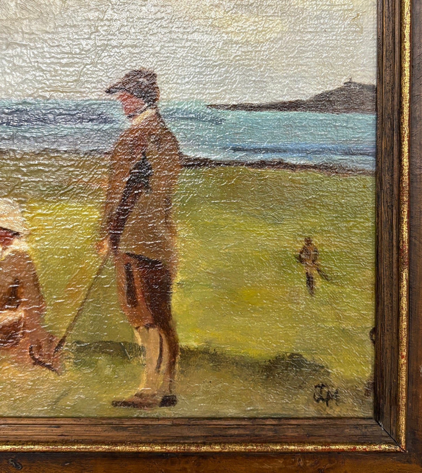 "Golfing at North Berwick" - After Sir John Lavery