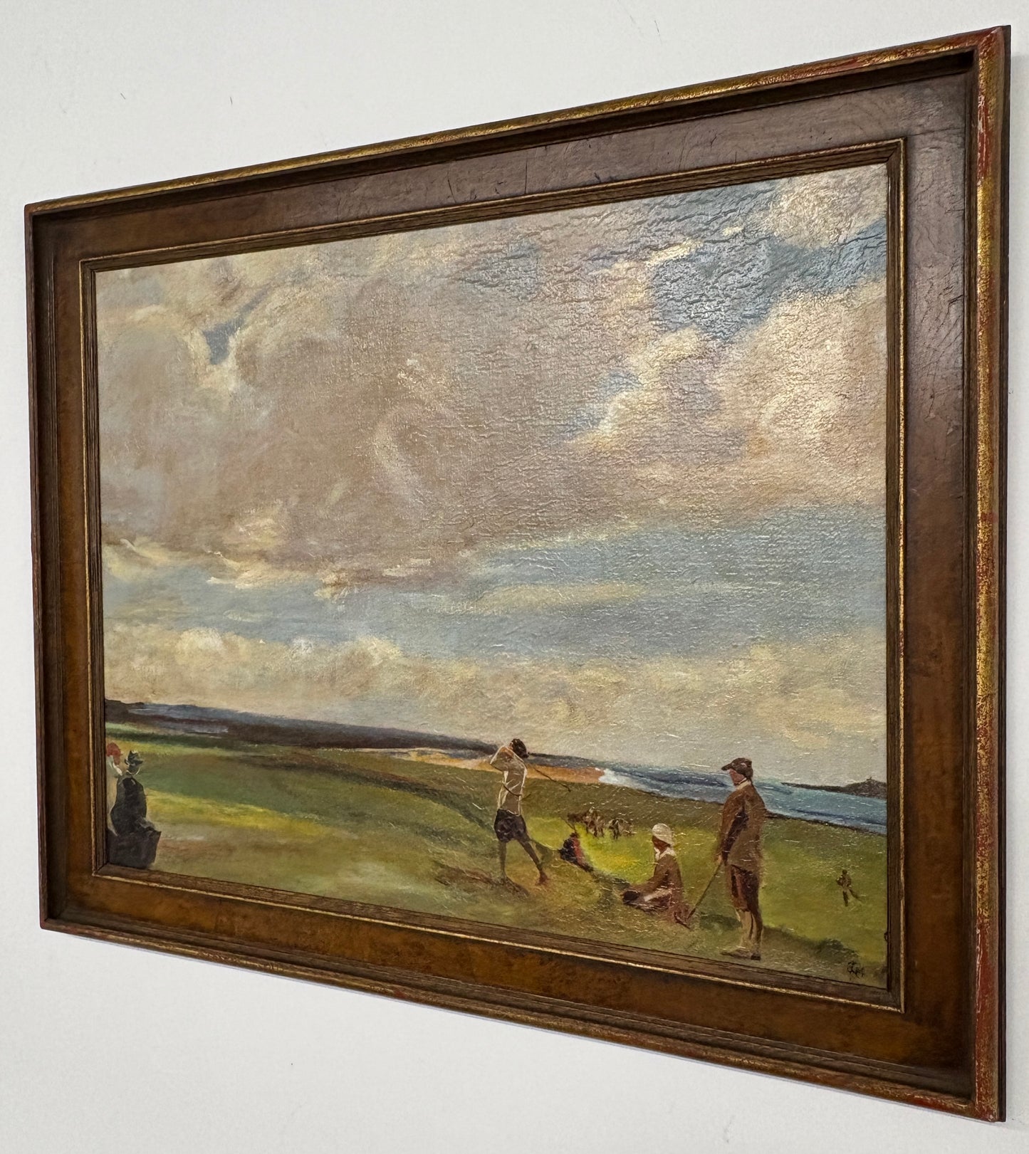 "Golfing at North Berwick" - After Sir John Lavery