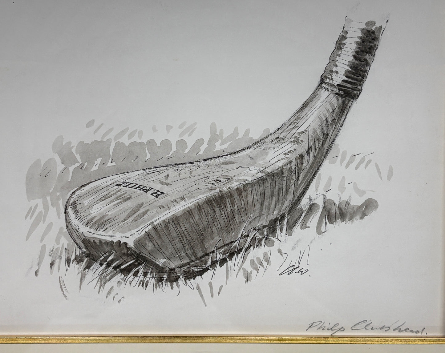 Hugh Philp Watercolor Sketch by Arthur Weaver