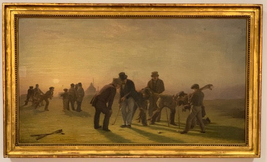 "A Summer Evening on the Musselburgh Links" by Charles Lees, 1859