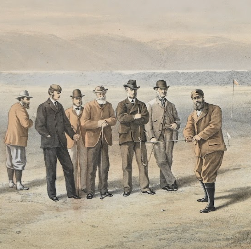 "The Tee Shot" by Major F.P. Hopkins (Shortspoon), 1877