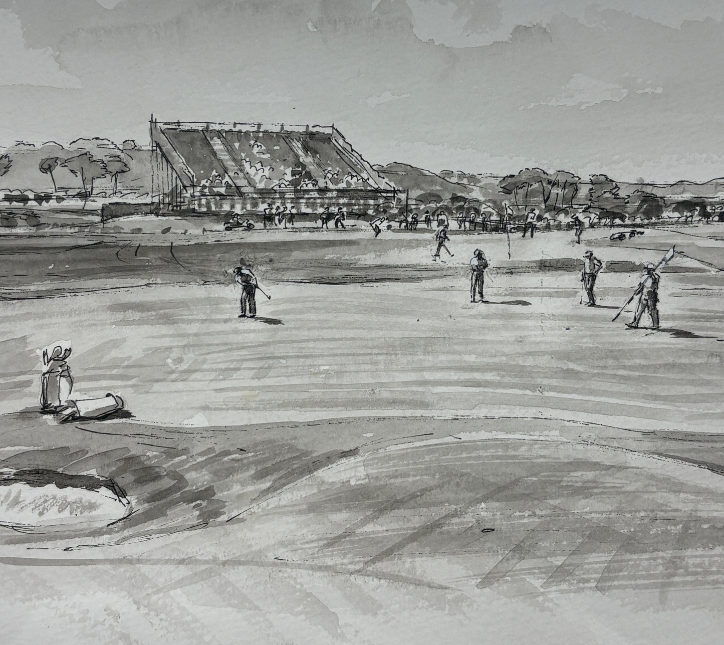 "St Andrews, 1990 Open Championship"  by Arthur Weaver