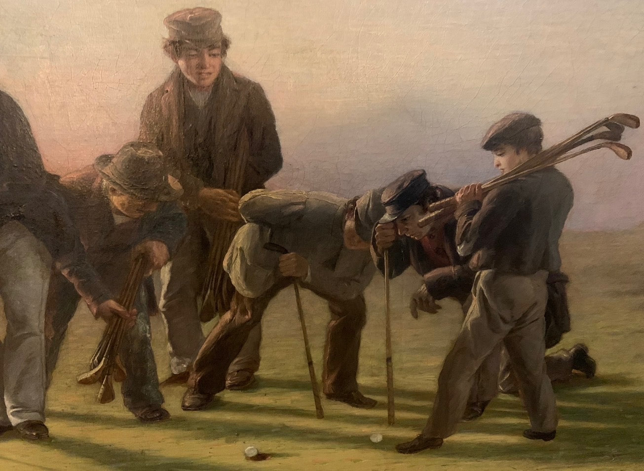 "A Summer Evening on the Musselburgh Links" by Charles Lees, 1859