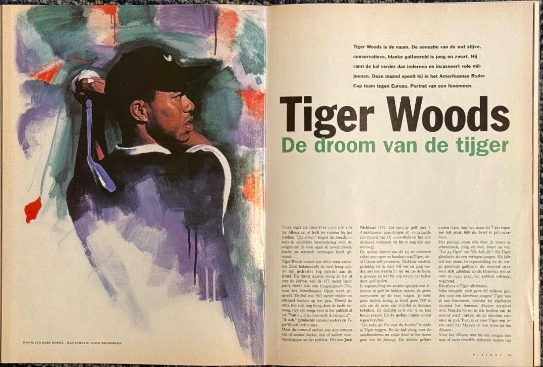 "Tiger Woods" by Hayo Riemersma, 1997