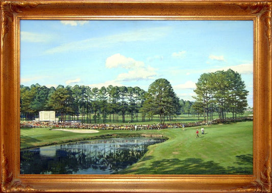 "View of the 15th Green, The Masters" by Arthur Weaver, 1983